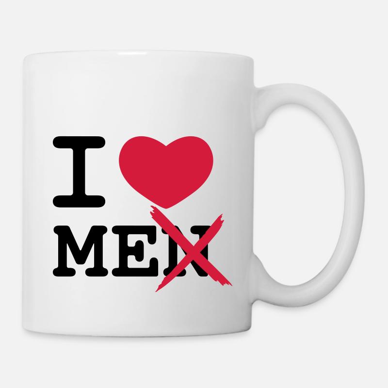 I Love Men - Mug - white