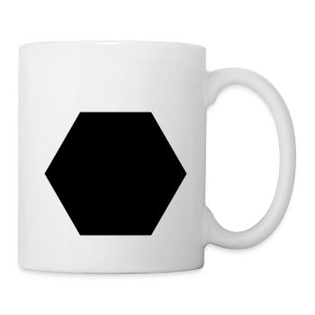 6_eck - Tasse - Weiß - Rechts