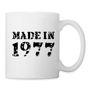 Made in 1977 - Tasse - Weiß - Rechts
