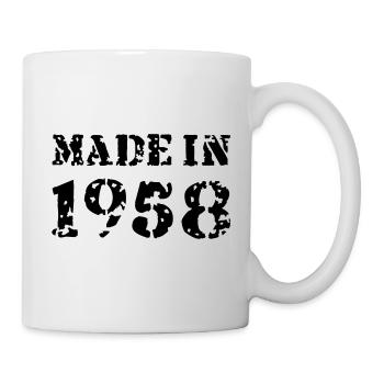 Made in 1958 - Tasse - Weiß - Rechts