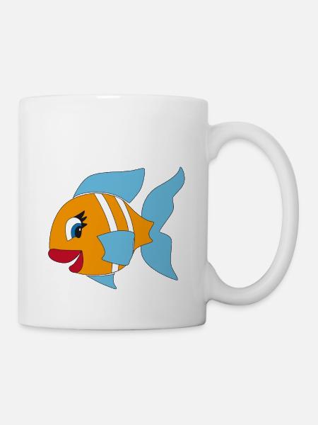 die Fische - Tasse - Weiß