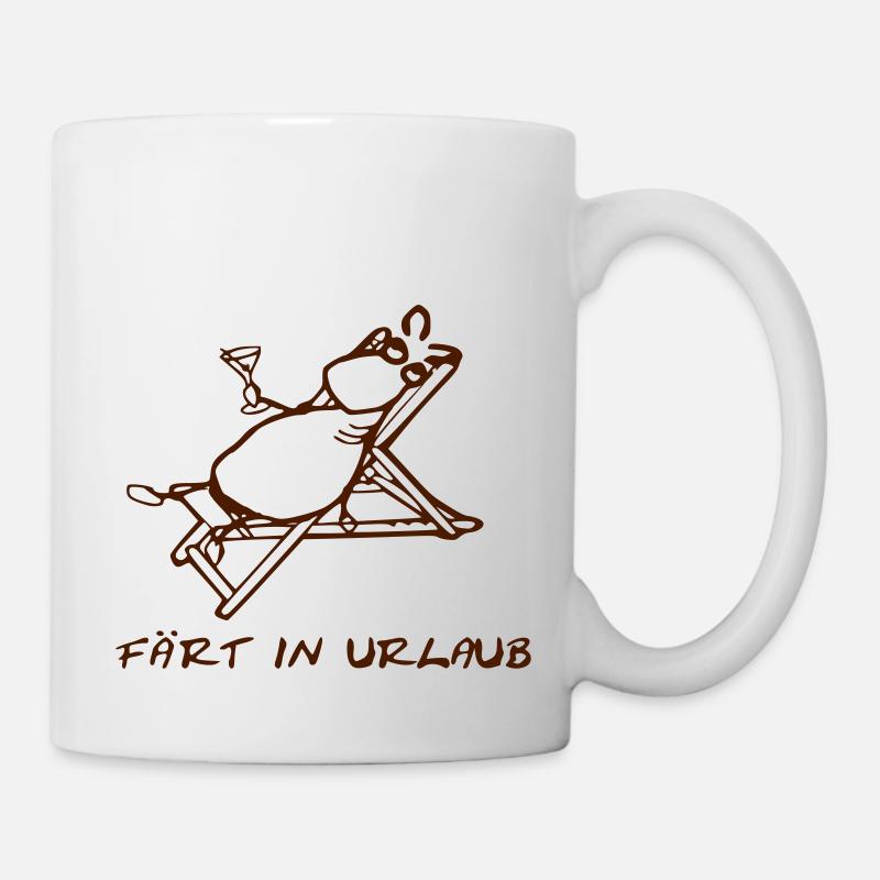 Färt in Urlaub - Tasse - Weiß