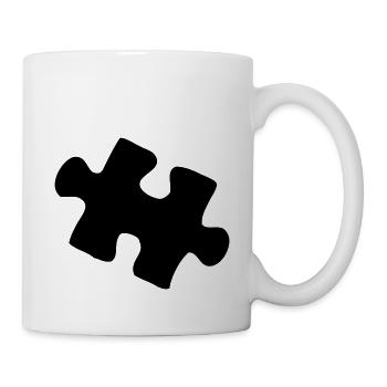 puzzle - Tasse - Weiß - Rechts