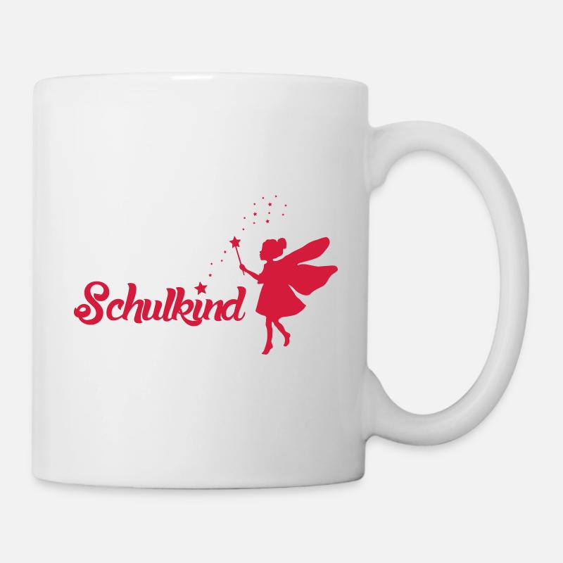 Schulkind Fee Sternenstaub - Tasse - Weiß