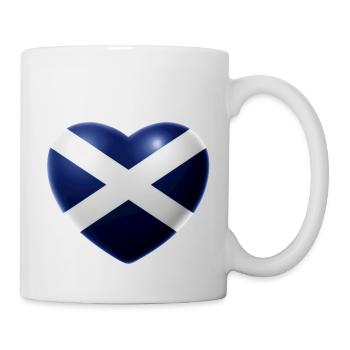 Heart (Écosse) - Mug blanc - blanc - Droite