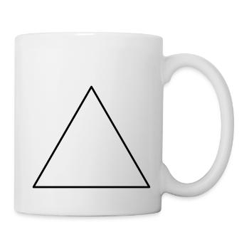 Triangle - Mug blanc - blanc - Droite