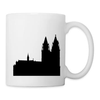 Magdeburger Dom - Tasse - Weiß - Rechts