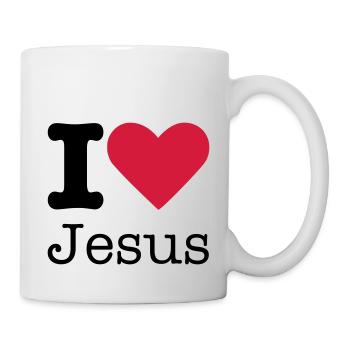 I Love Jesus - Mug - white - Right