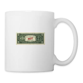in god we NOT trust - Mug blanc - blanc - Droite