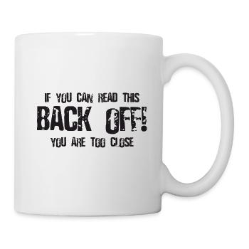 Back Off! - Mug - white - Right
