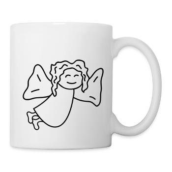 Engel - Tasse - Weiß - Rechts