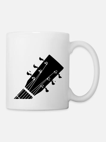Guitar Head - Tasse - Weiß