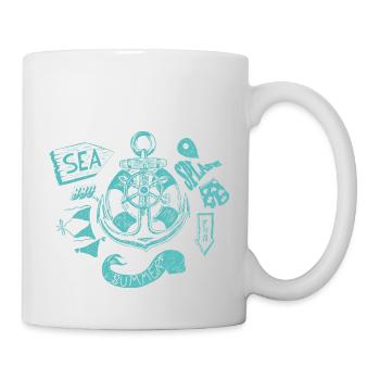 summer and blue - Mug - white - Right