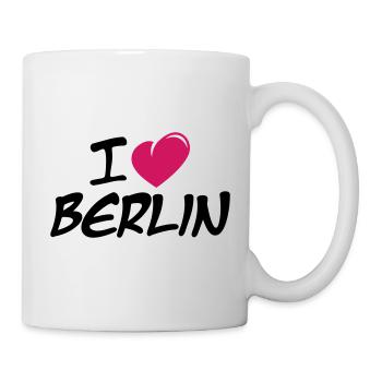 I love Berlin / Ich liebe Berlin - Tasse - Weiß - Rechts