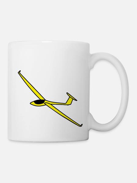 segelflugzeug asw27 - Tasse - Weiß