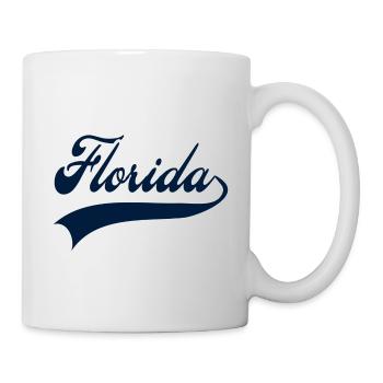 florida weiß navy - Tasse - Weiß - Rechts