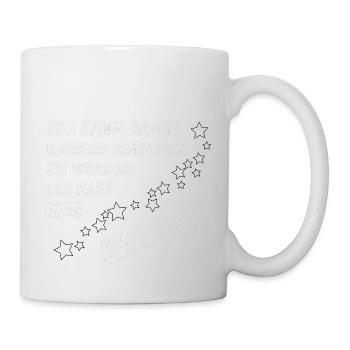 Katzenliebhaber Shirt - Tasse - Weiß - Rechts