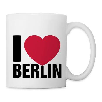 I love Berlin! - Tasse - Weiß - Rechts