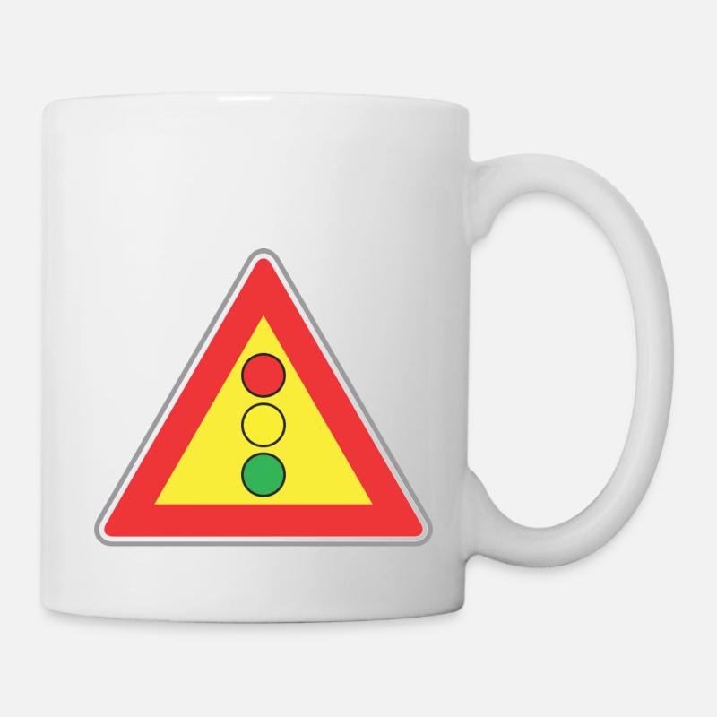 Road sign light - Mug - white