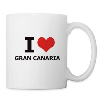 I LOVE GRAN CANARIA - Tasse - Weiß - Rechts