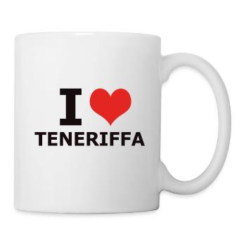 J'AIME TENERIFE - Mug blanc - blanc - Droite