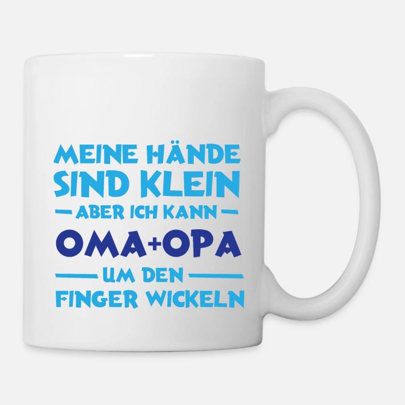 Meine Hände sind klein - Tasse - Weiß