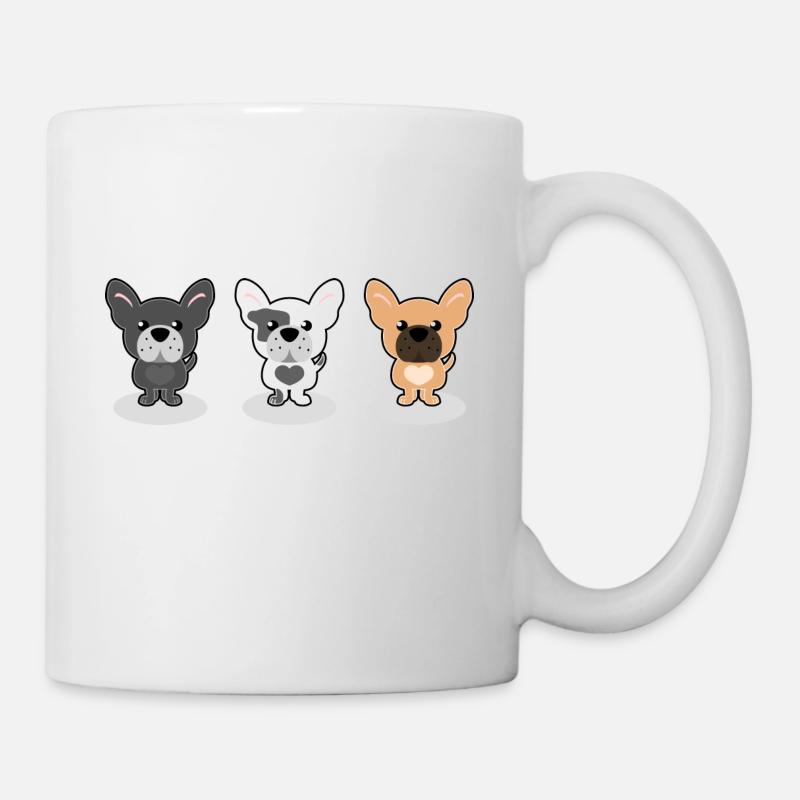 Frenchies - Mug blanc - blanc