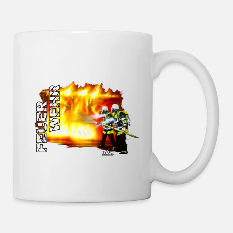 BFM Feuerwehr - Tasse - Weiß