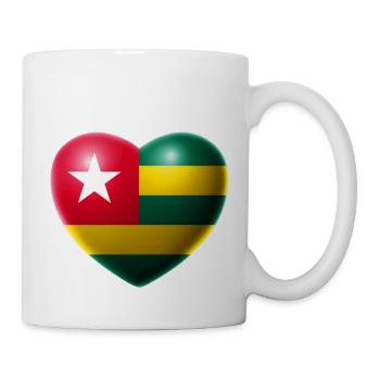 Herz (Togo) - Tasse - Weiß - Rechts