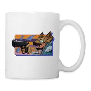 Gun Dog - without the inscription - Mug - white - Right