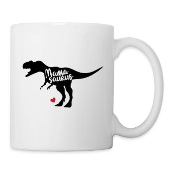 Muttertag geschenk - Mamasaurus - Tasse - Weiß - Rechts