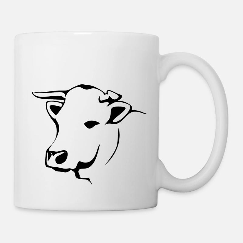 cow286 - Tasse - Weiß