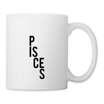 Poissons / Zodiac Poisson - Mug blanc - blanc - Droite