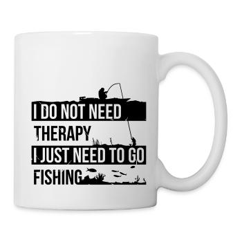 I need to go fishing - Mug - white - Right