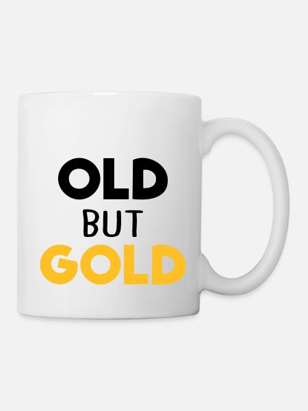 old but gold - Mug - white
