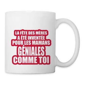la fête des mères - Mug blanc - blanc - Droite