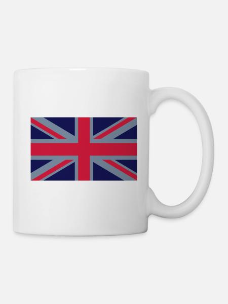 United Kingdom Flag (Union Jack) - Mug - white