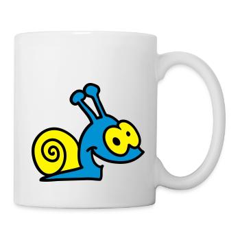 funny snail - 3 - Mug - white - Right