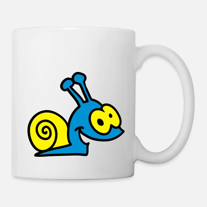 escargot drôle - 3 - Mug blanc - blanc