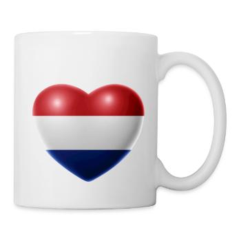 Heart (Netherlands / Nederland) - Mug - white - Right
