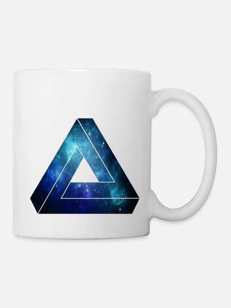 Penrose Dreieck Space - Tasse - Weiß