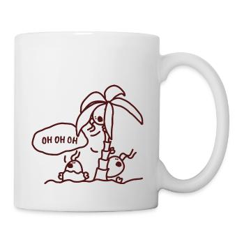 Ohohoh - Les œufs de chant en vacances - Mug blanc - blanc - Droite