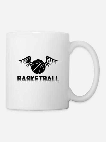 Basketball Flügel Ballsport Ball Basketballer Dunk - Tasse - Weiß