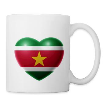Heart (Suriname) - Mug - white - Right