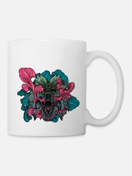 Drachen - Tasse - Weiß