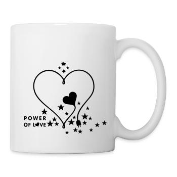 pouvoir de l'amour / power of love (1c) - Mug blanc - blanc - Droite