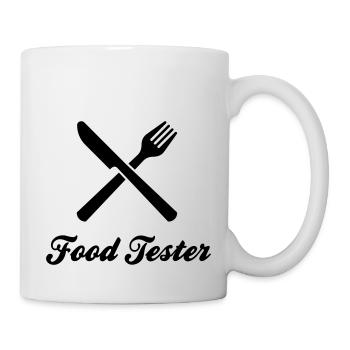 essen - Tasse - Weiß - Rechts