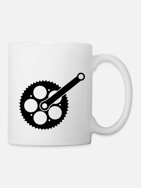 bike_einzelteil02 - Tasse - Weiß