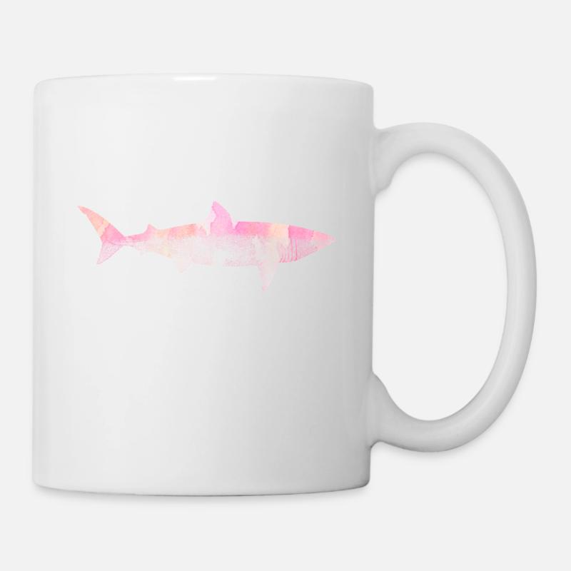 Attaque de requin - Mug blanc - blanc