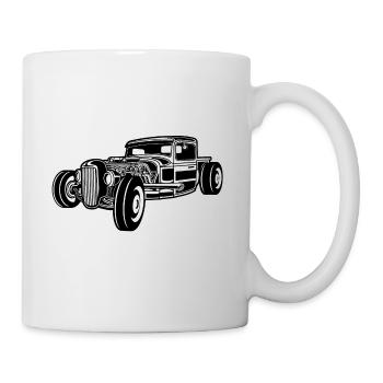 Hot Rod / Roue Rod 06_schwarz - Mug blanc - blanc - Droite